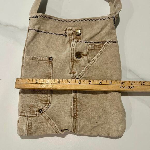 Handmade carhartt tan denim bag - Picture 7 of 7